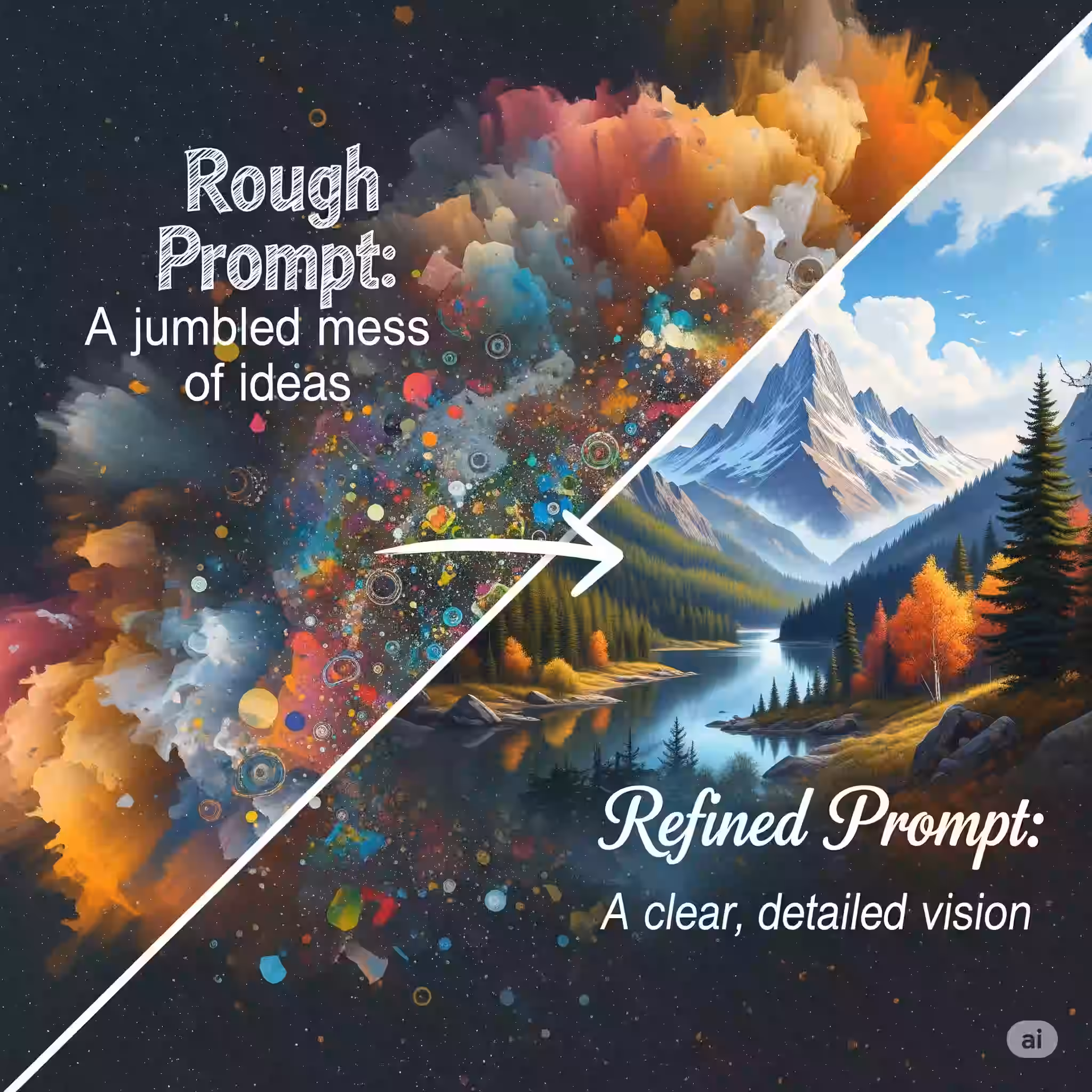 Prompt optimization concept illustration